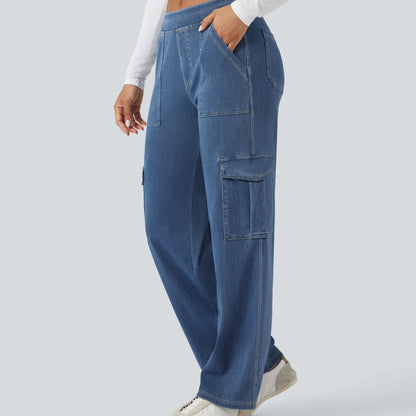 Lanyro™ Stretch Denim Cargo Pants