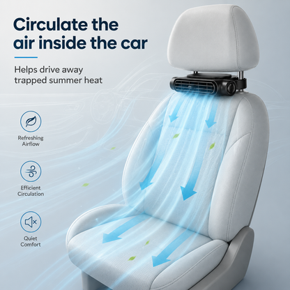 🔥Father’s Day 60% Off丨Dual Turbo Car Seat Cooling Fan