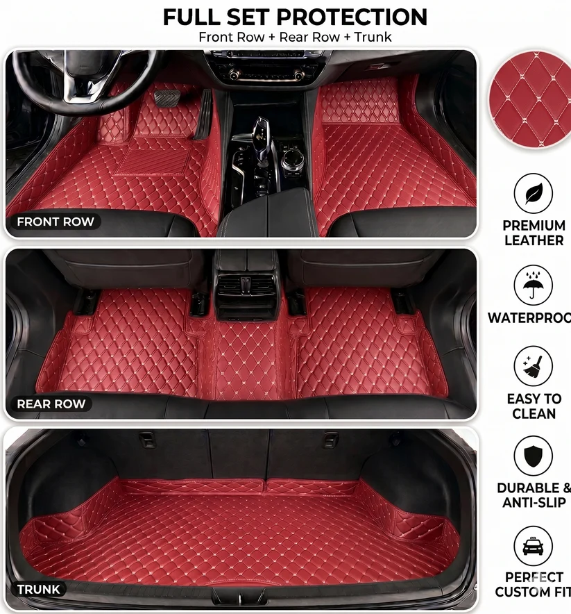 Elvie 2026 Waterproof Non-slip Universal Fit Customized Floor Mats for Cars, SUVs, and Trucks
