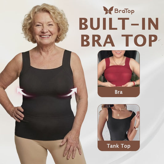 BraTop - 70% OFF - Built-In Comfort Bra Tanktop