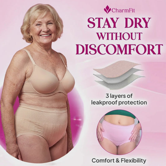 CharmFit - Leakproof High-Waist Tummy-Control Butt-Lifting Panties